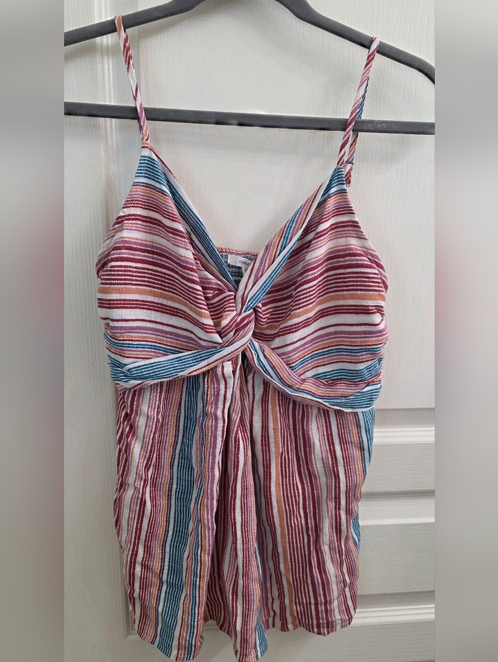 Maurices Striped Twist-front Babydoll Cami